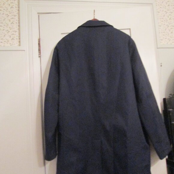 Brooks Brothers Wool Reversible Coat Raincoat Inside Size 44 Excellent Cond - Picture 7 of 9